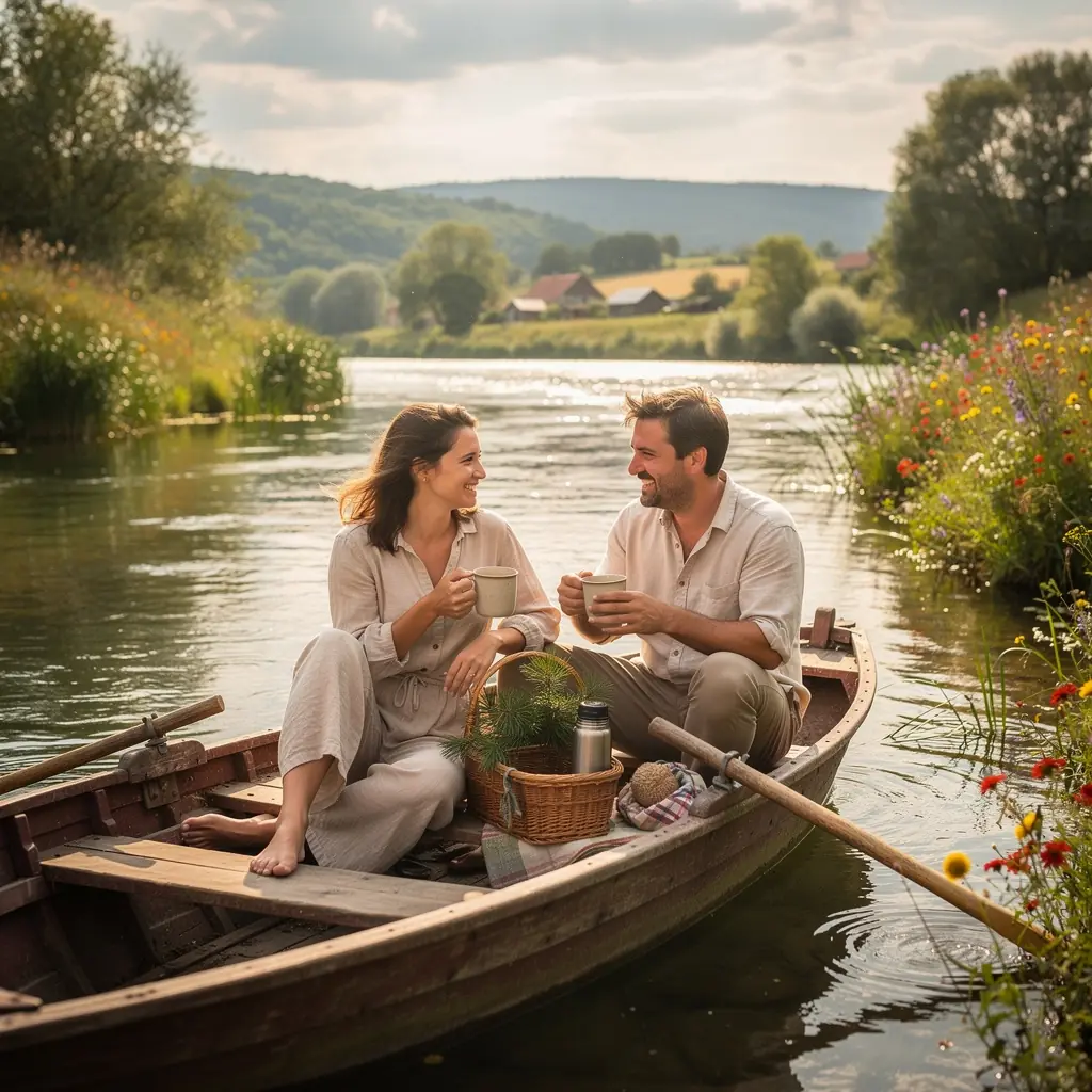 Közeli kép fenyőtűkről, cseppekkel a leveleken, napfényben csillogva.